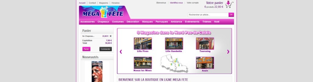 Magasins Méga Fête